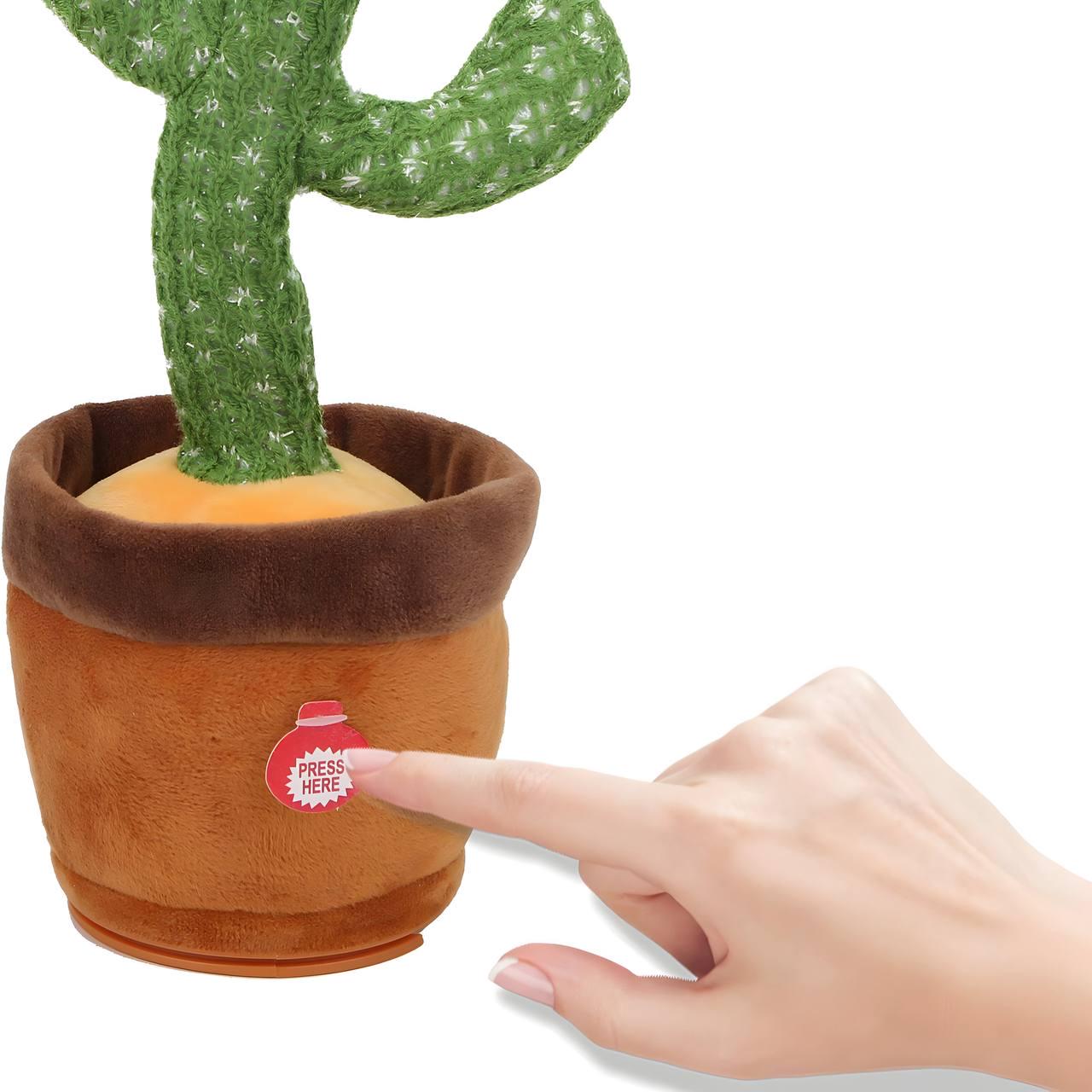 Танцующий кактус Dancing Cactus с музыкой и свето м (DNC1) - фото 4 Танцующий кактус Dancing Cactus с музыкой и свето м (DNC1) - фото 4