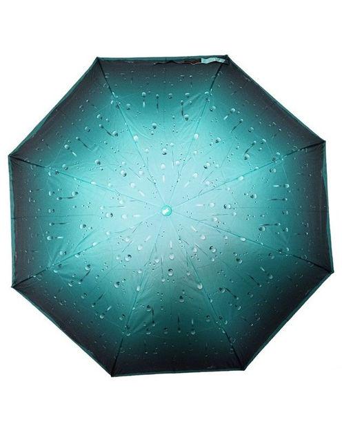 Зонт Toprain 2056 полуавтомат женский на 8 спиц капли Зеленый