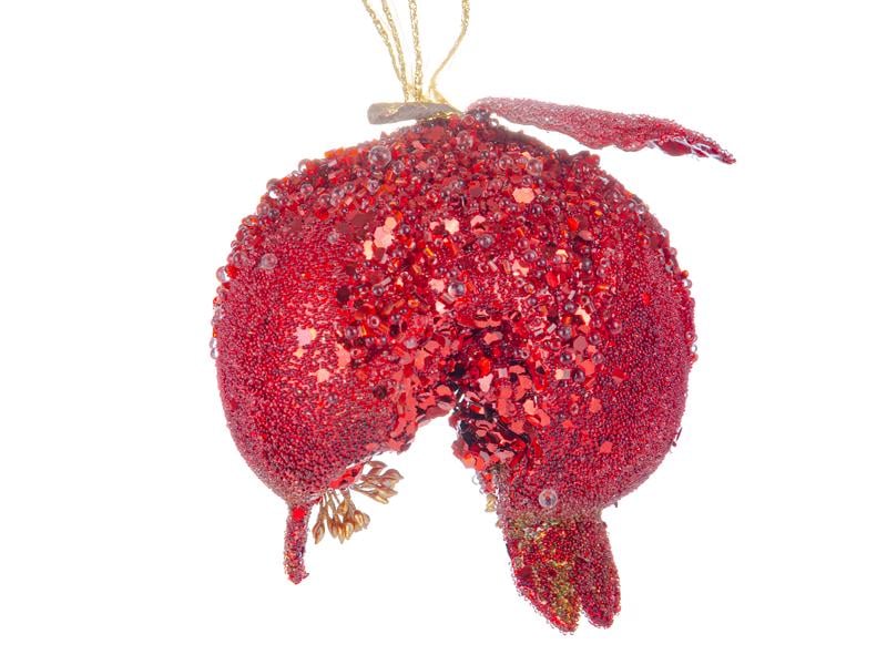 Елочное украшение Elen Гранат (66-077)