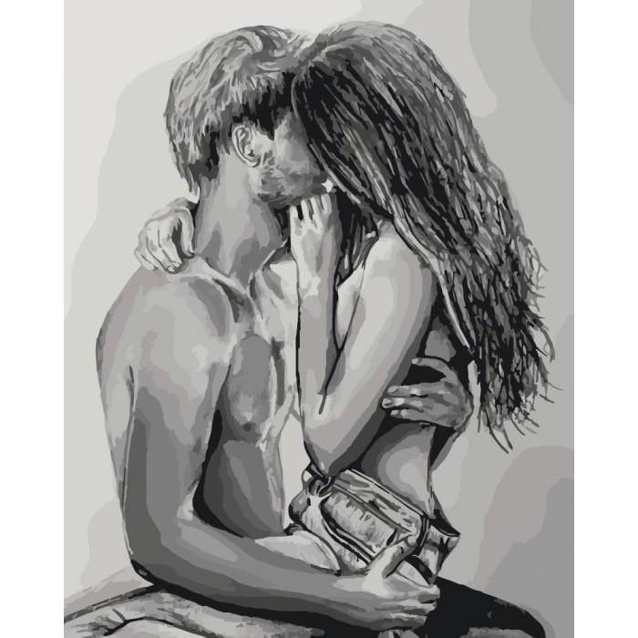 Картина по номерам Ідейка Люди На луну и обратно 40х50 см (KHO2691)