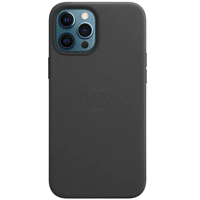 Оригінальний шкіряний чохол на Apple Iphone 12 / 12 Pro Gray