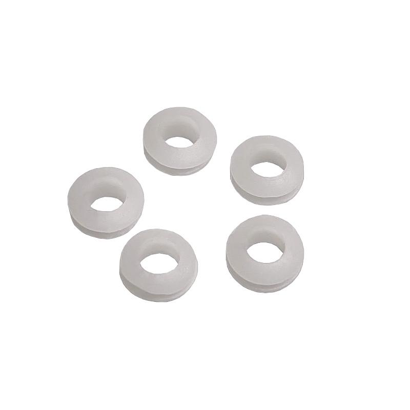 Набір гумових втулок 6 мм 100 шт. Білий (53391) - фото 3 Набір гумових втулок 6 мм 100 шт. Білий (53391) - фото 3