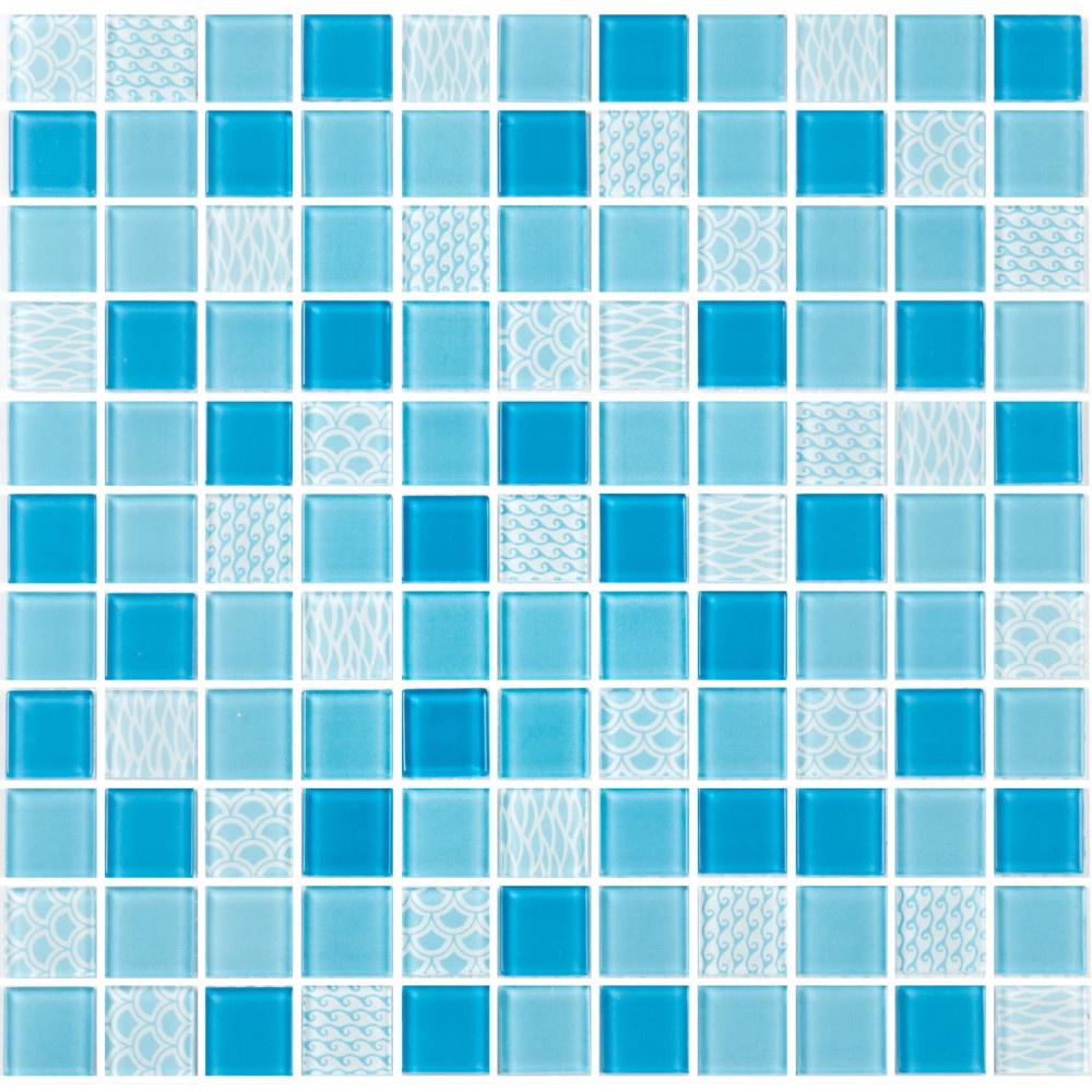 Мозаика керамическая Kotto Ceramica GM 4051 C3 300х300х4 мм Blue D/Blue M/Structure (003105)
