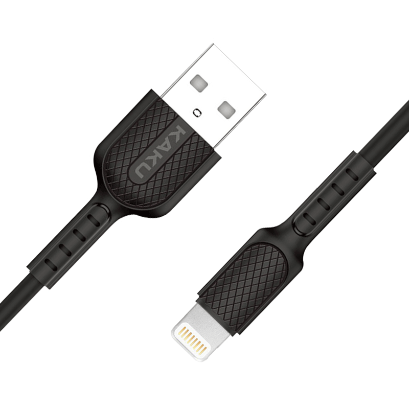 USB кабель Kaku KSC-111 USB-Lightning 1 м Black (1248984856) - фото 2