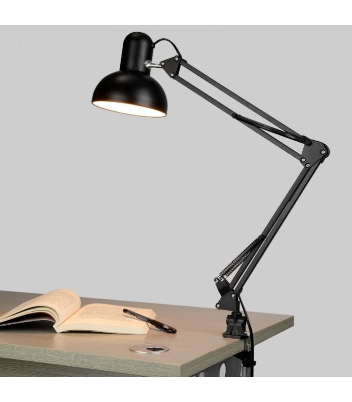 Настольная лампа на струбцине Feron DE1430 под лампу Е27 Черный (24233) - фото 2 Настольная лампа на струбцине Feron DE1430 под лампу Е27 Черный (24233) - фото 2
