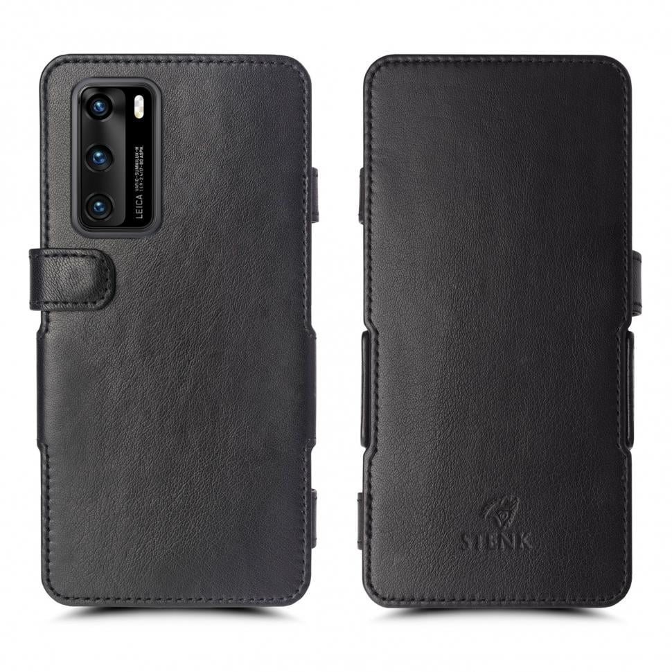 Чехол книжка Stenk Prime для Huawei P40 Черный (65240)