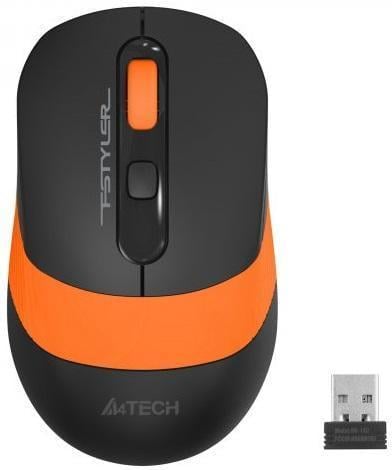 Комп'ютерна мишка A4Tech Fstyler FG10S 2000dpi Чорний/Помаранчевий, (2881181807)