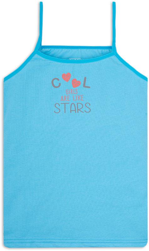 Майка детская хлопковая для девочки Gabbi MKD-20-4 134 см Бирюзовый (12224)