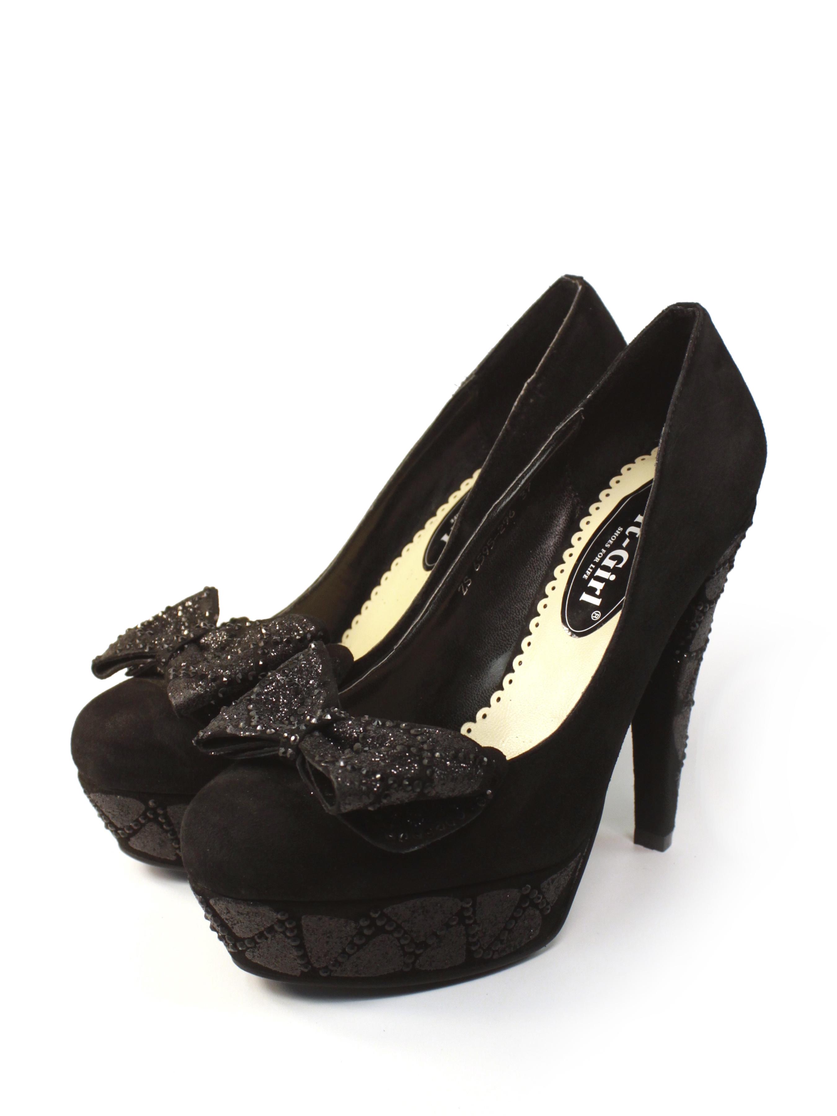 Туфли замшевые женские It-girl 6595-296-001 р. 38 Black (6595-296-001_38)