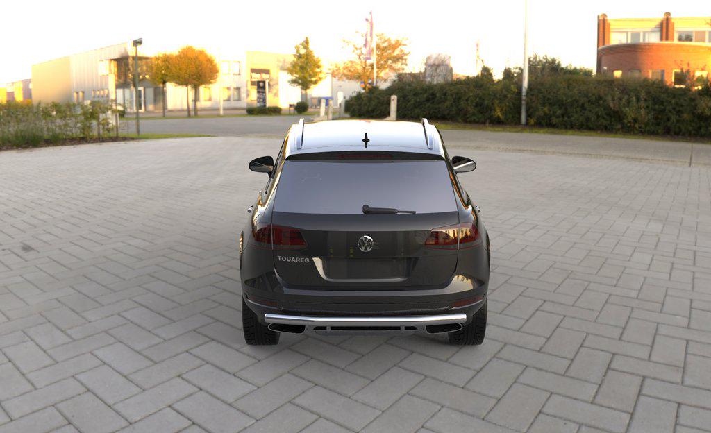 Задняя дуга CAN для Volkswagen Touareg 2010-2018 гг. нержавеющая сталь Хром