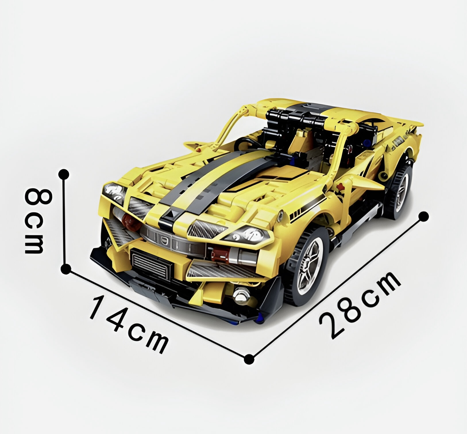 Конструктор на радіокеруванні Трансформер Бамблі 2в1 на пульті керування 895 деталей (КР-11034) - фото 7 Конструктор на радіокеруванні Трансформер Бамблі 2в1 на пульті керування 895 деталей (КР-11034) - фото 7