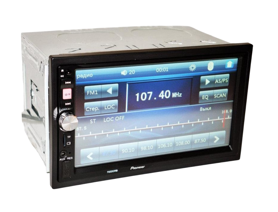 Автомагнитола Pioneer 7022CRB 2DIN USB/microSD/FM/AUX/Bluetooth с сенсорным экраном 7" 4x45 Вт