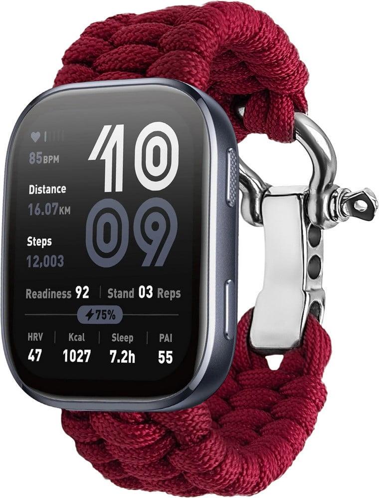 Ремешок из паракорда Ruper для смарт-часов Amazfit Bip 6 Wine (40561-42) Ремешок из паракорда Ruper для смарт-часов Amazfit Bip 6 Wine (40561-42)