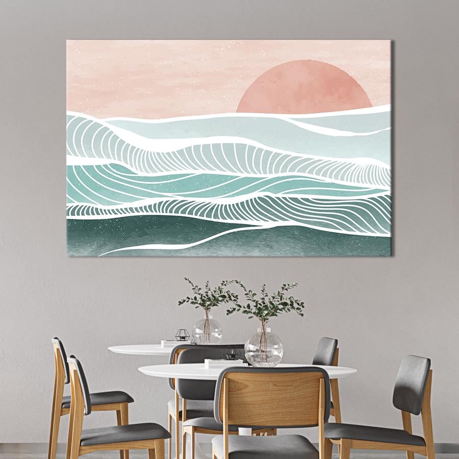 Настенний декор Восточное море 51x34 см (1827-1)