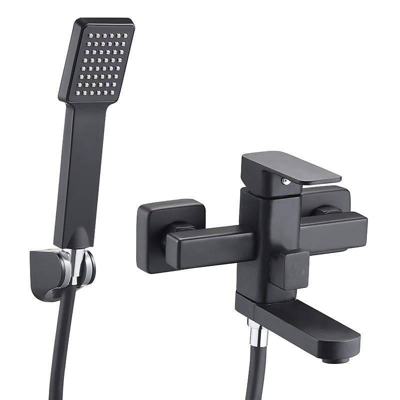 Смеситель для ванной Zegor LEB3-A123YB однорычажный Черный