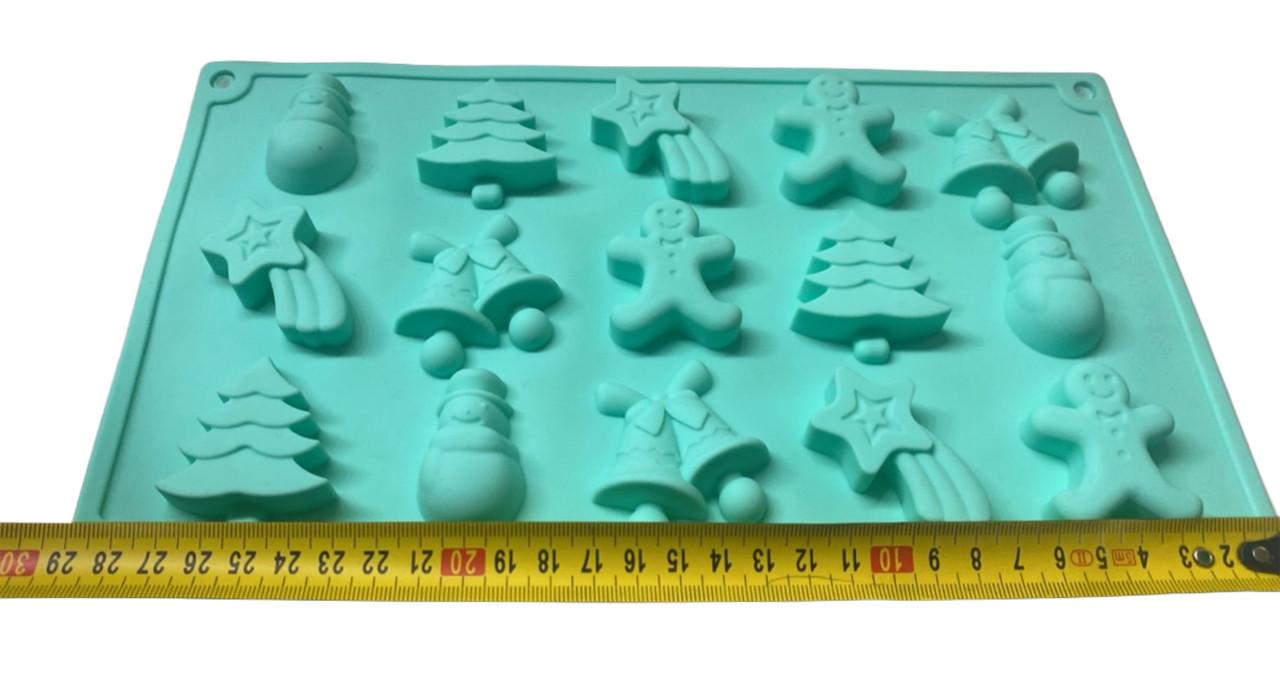 Форма силіконова для цукерок Новий рік 15 шт. (2680606140) - фото 3 Форма силіконова для цукерок Новий рік 15 шт. (2680606140) - фото 3
