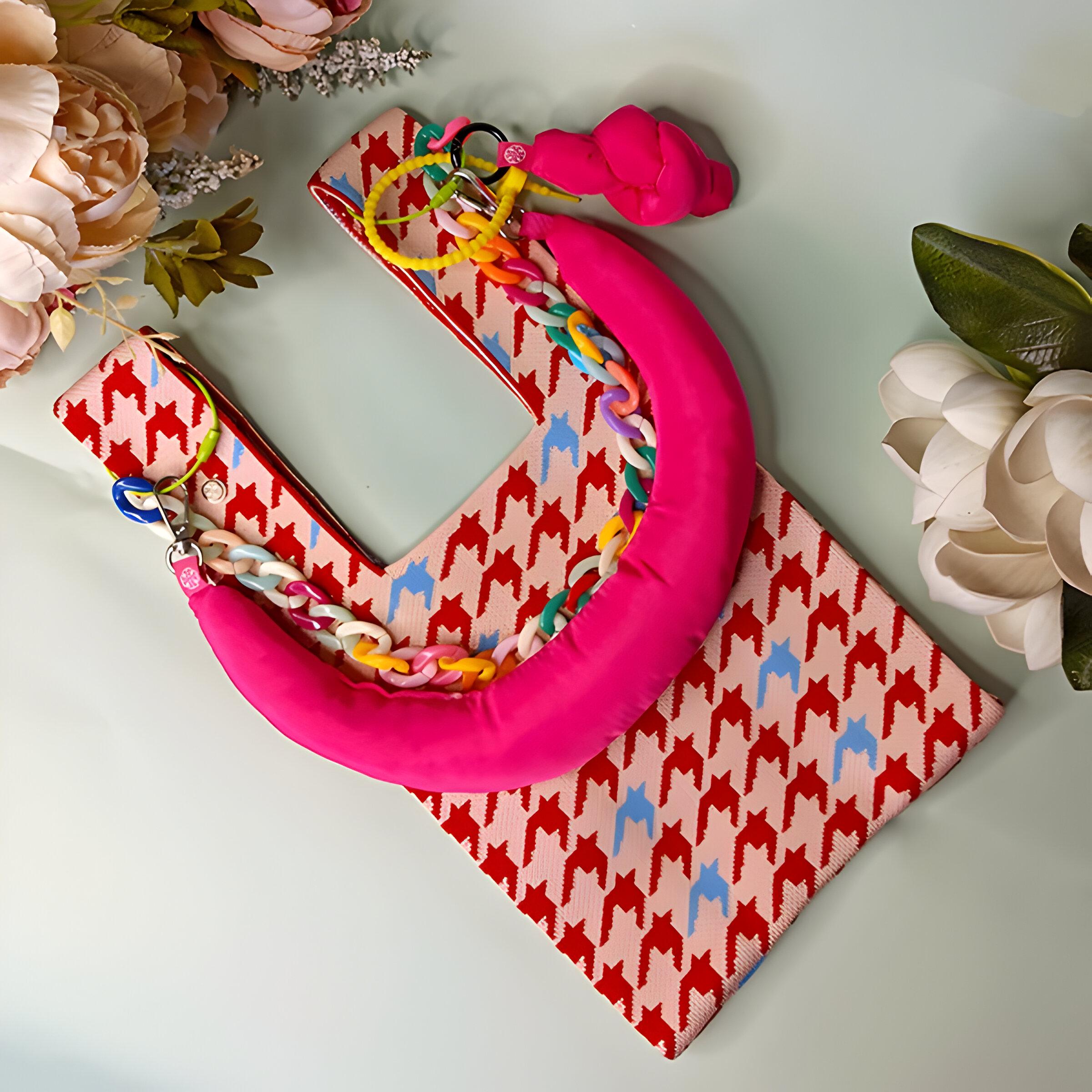 Сумка вязаная Красный (25-549) - фото 2 Сумка вязаная Красный (25-549) - фото 2