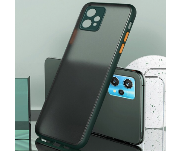 Чехол-накладка TPU Color Matte Case для Realme 9 Pro Зелёный Чехол-накладка TPU Color Matte Case для Realme 9 Pro Зелёный
