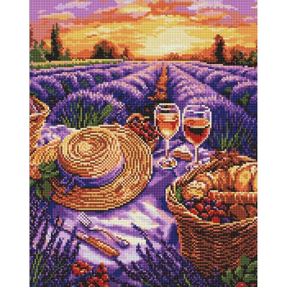 Алмазная мозаика Ideyka Пурпурный горизонт 40x50 см (AMO8182)