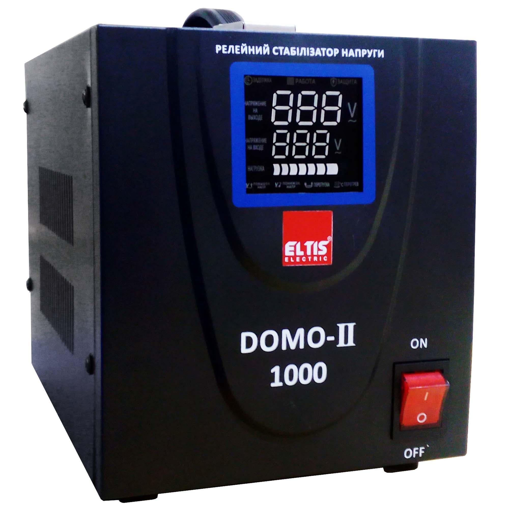 Стабилизатор напряжения однофазный Eltis Electric DOMO-II-TLD-1000VA 1000W (29924357)