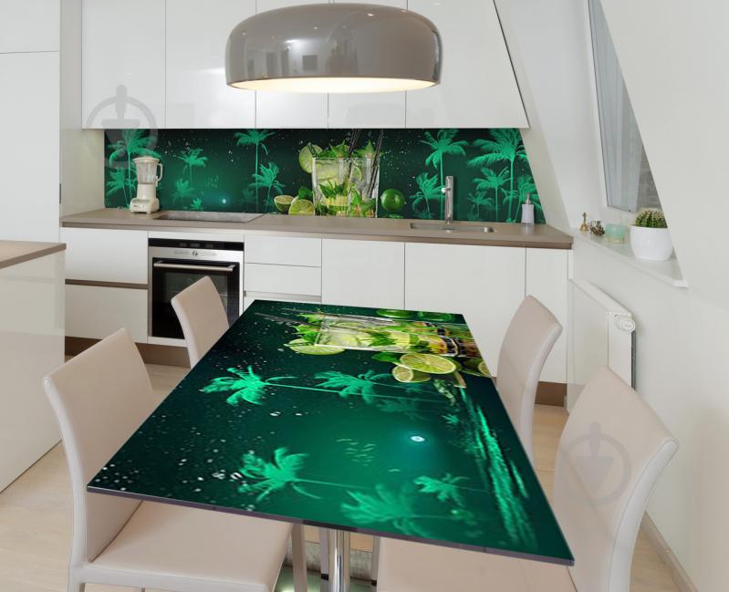 Наклейка 3Д виниловая на стол Zatarga «Тропический вкус» 650х1200 мм (Z183404/1st) Наклейка 3Д виниловая на стол Zatarga «Тропический вкус» 650х1200 мм (Z183404/1st)