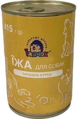 Паштет Їжачок с курицей для взрослых собак 415 г (91034)