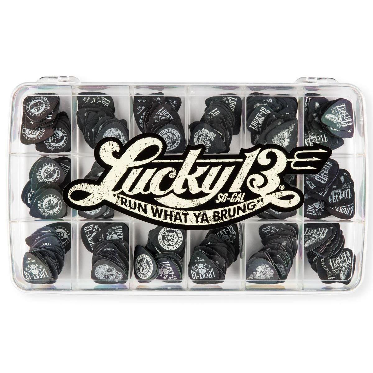 Набір медіаторів Dunlop L13C Lucky 13 Vintage Cabinet 432 шт. (120993)