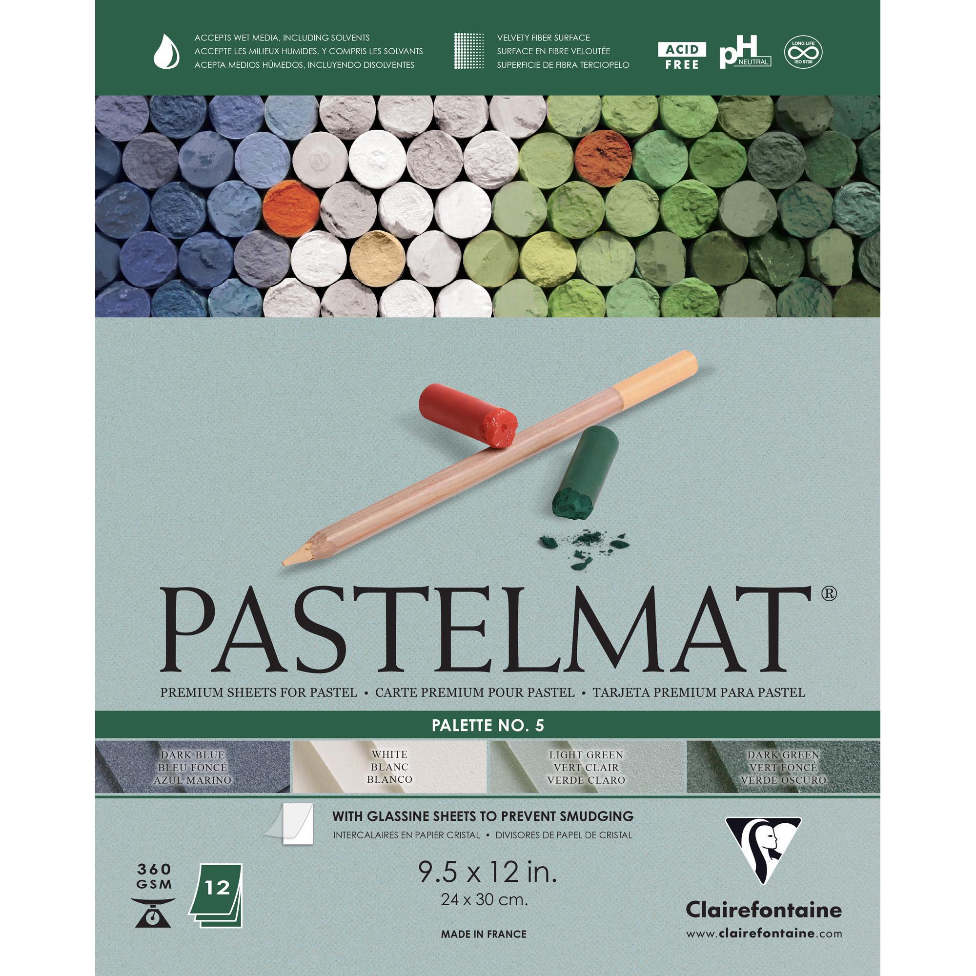 Папір для пастелі Clairefontaine Pastelmat №5 24х30 см 12 аркушів (96114C) Папір для пастелі Clairefontaine Pastelmat №5 24х30 см 12 аркушів (96114C)