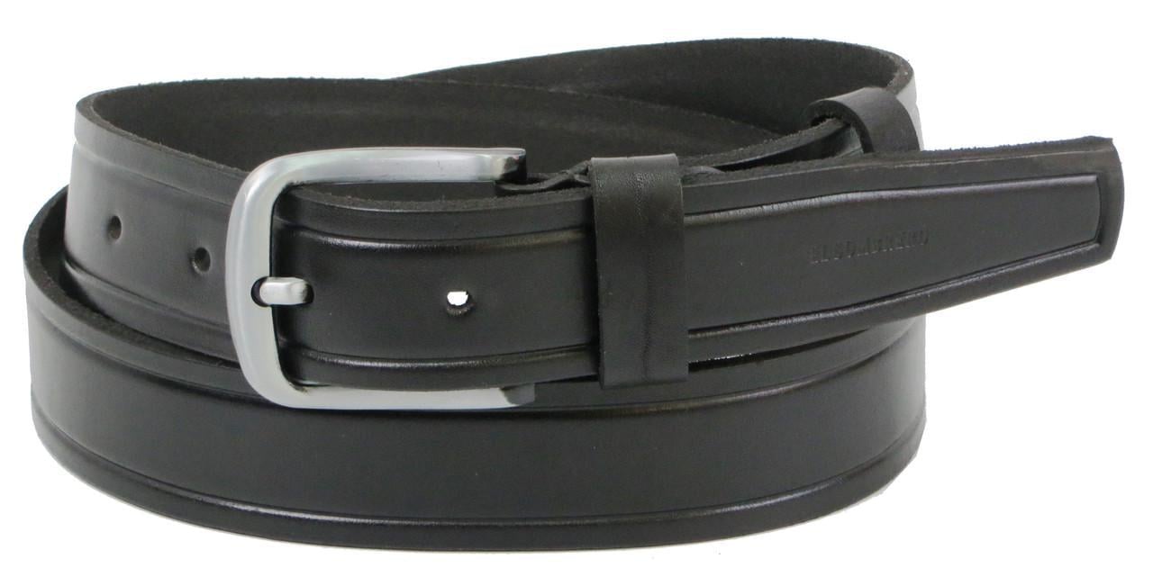 Ремень мужской Skipper 1262-38 кожа натуральная 3,8 см Черный