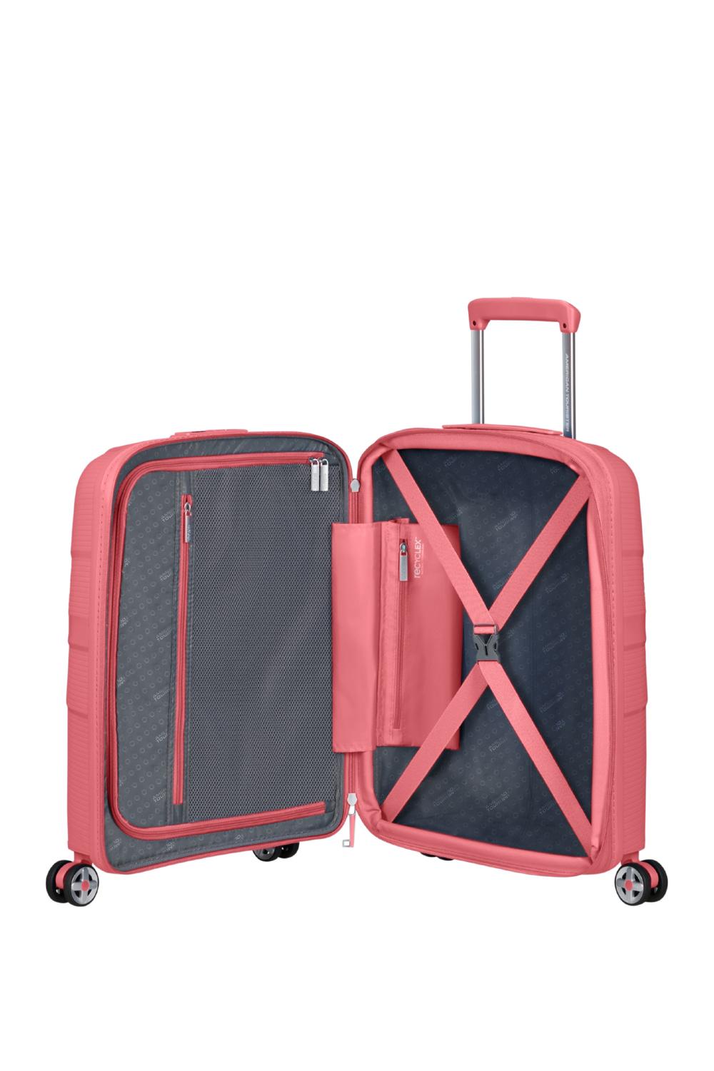 Чемодан American Tourister STARVIBE 55х40х20/23 см Коралловый (MD5*00002) - фото 8