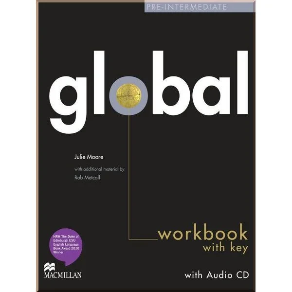 Рабочая тетрадь Global Pre-Intermediate Workbook with key and Audio CD