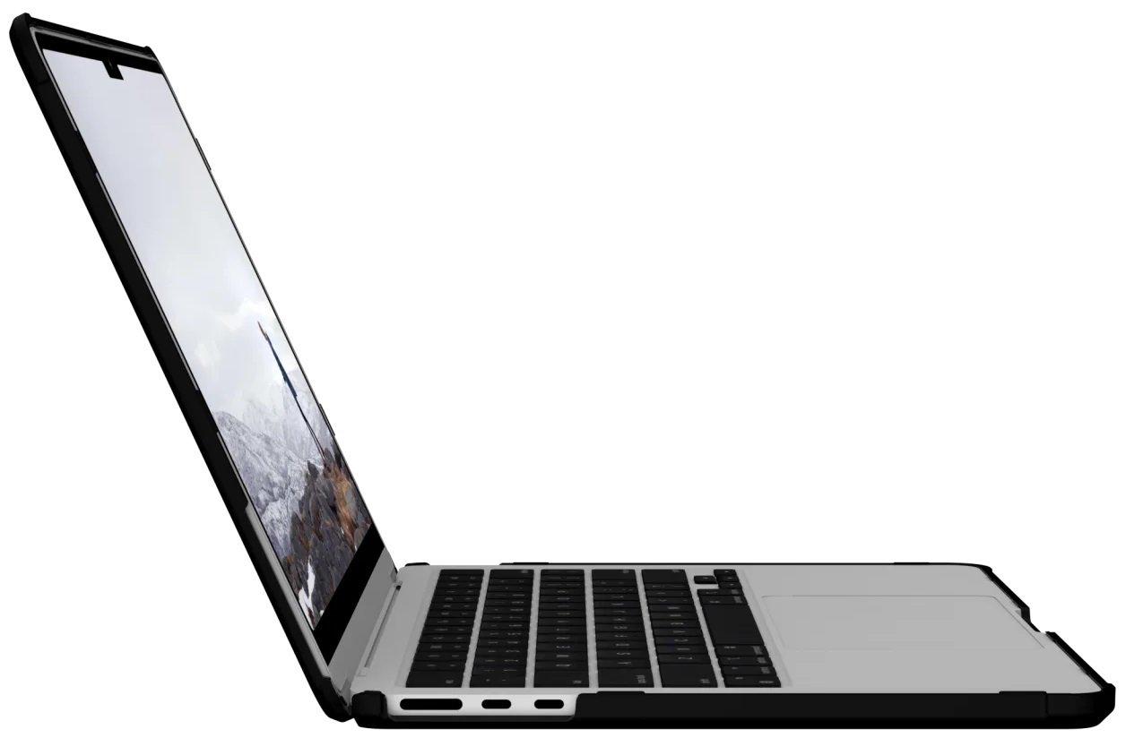 Чохол-накладка UAG Lucent Series для ноутбука Apple MacBook AIR 13" 2022 Чорний (134008114040) - фото 4