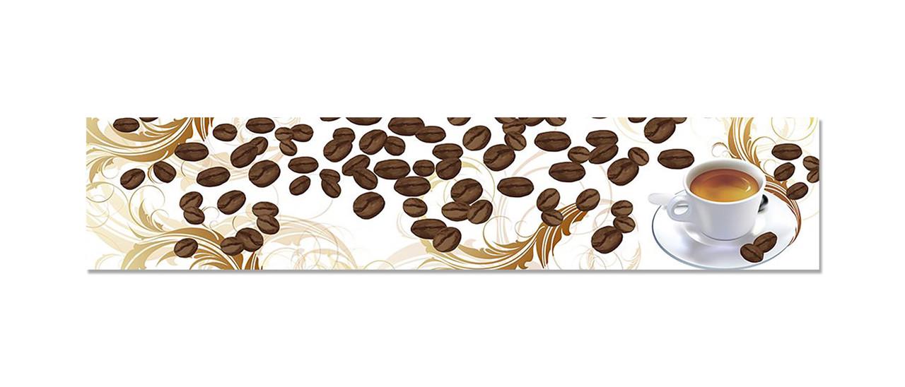 Наклейка виниловая на кухню Zatarga Нарисованный Кофе 600х3000 мм (1283915594)