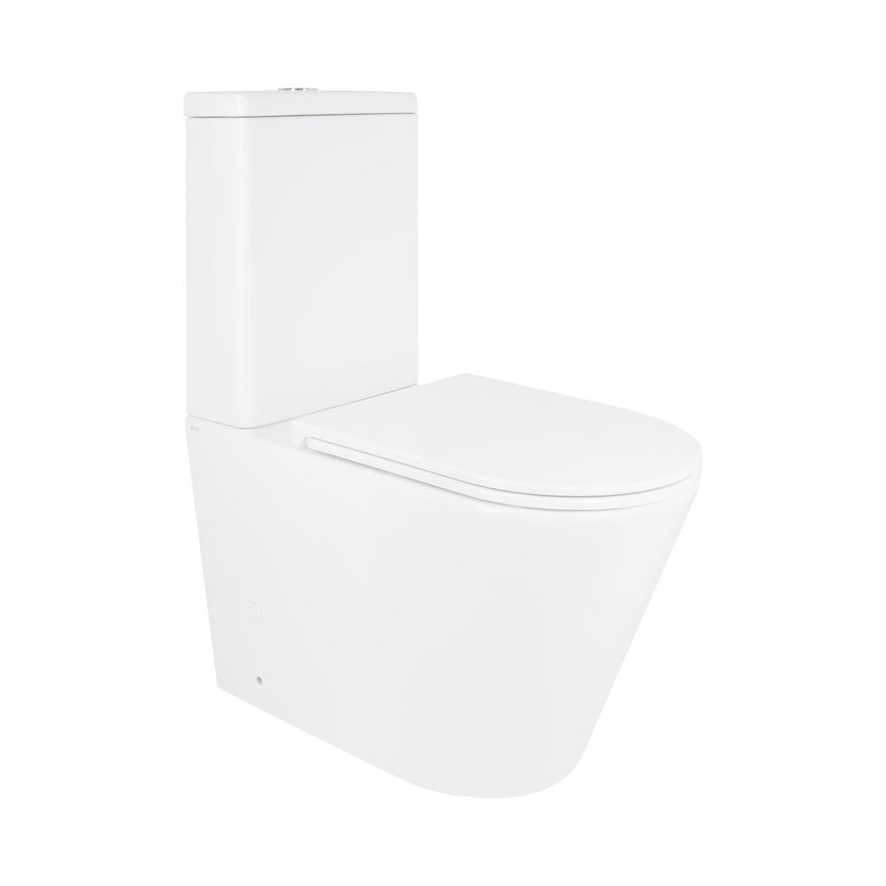 Унитаз-компакт Qtap Scorpio безобедочный Ultra Quiet с сиденьем Soft-close (QT14222125AUQW) Унитаз-компакт Qtap Scorpio безобедочный Ultra Quiet с сиденьем Soft-close (QT14222125AUQW)