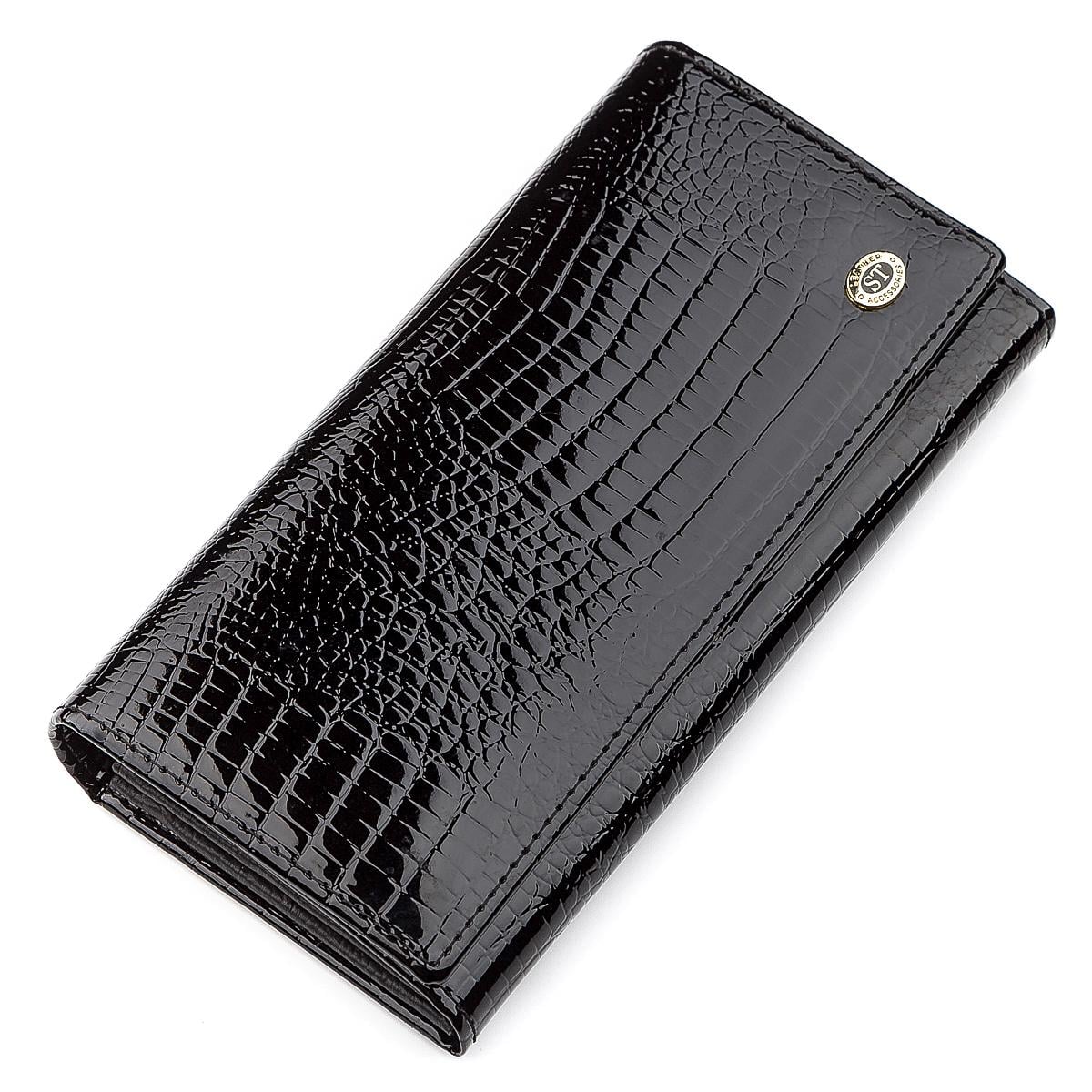 Кошелек женский ST Leather 18390 кожа Черный