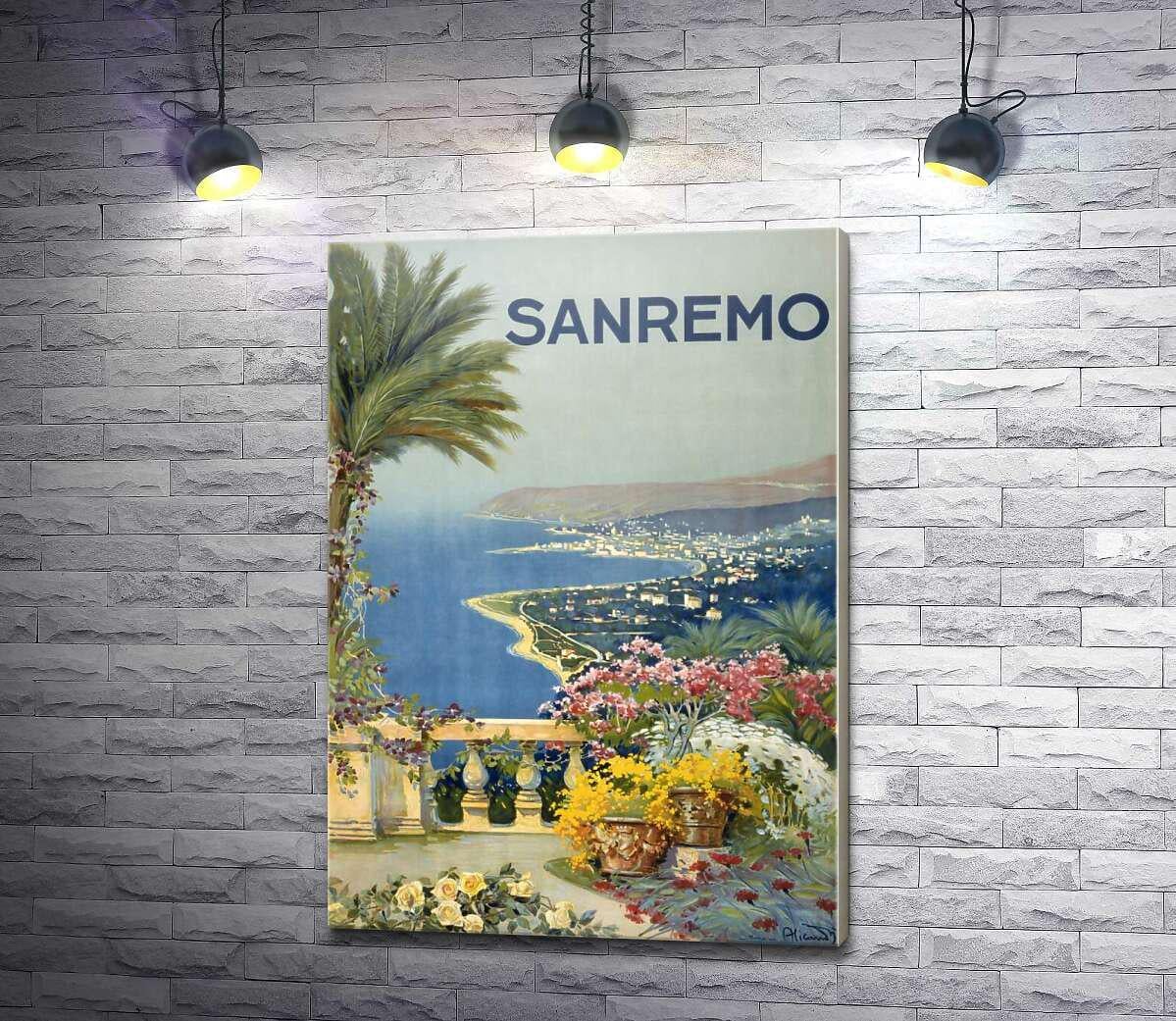 Картина ArtPoster Плакат с красивыми видами Сан-Ремо 70x100 см Модуль №1 (004236) Картина ArtPoster Плакат с красивыми видами Сан-Ремо 70x100 см Модуль №1 (004236)