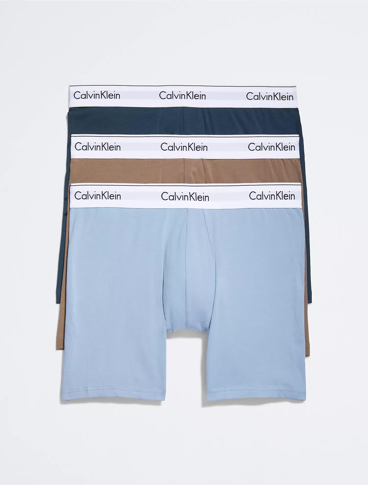 Набор трусов боксеры Calvin Klein M 3 шт. Мульти (CK-052)