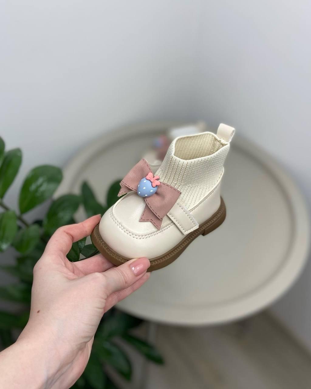 Ботинки осенние детские р. 19 Бежевый (757) - фото 7 Ботинки осенние детские р. 19 Бежевый (757) - фото 7