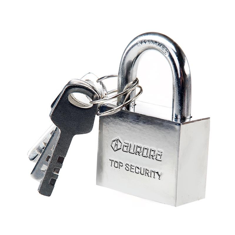 Замок навесной Aurora Extra 30x26x15 мм дисковый финский ключ (840020)