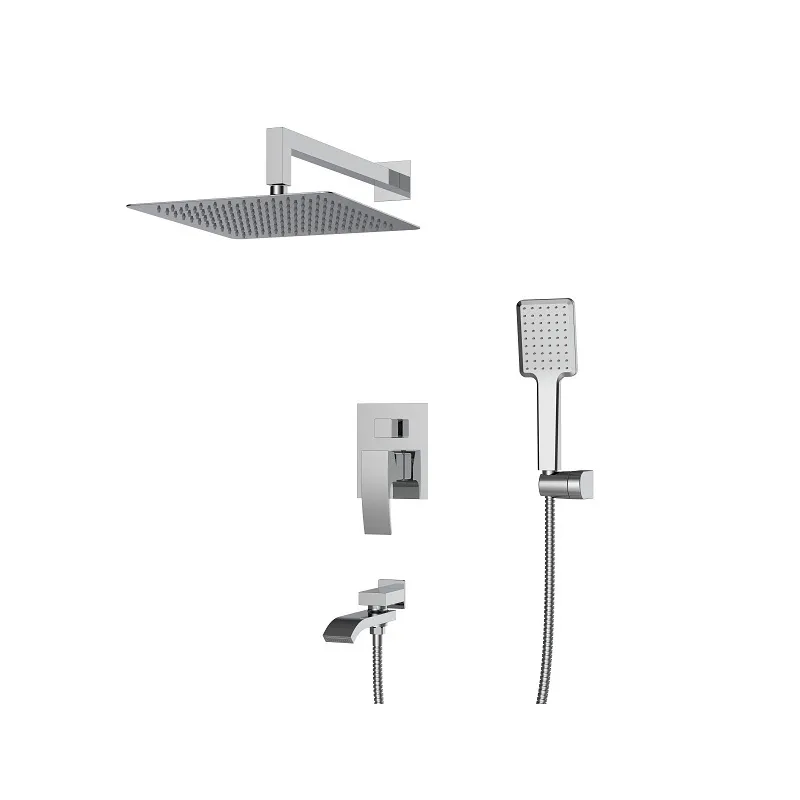 Душевая система встроенная KOER KB-66007-01 со смесителем Хром (KR3464)