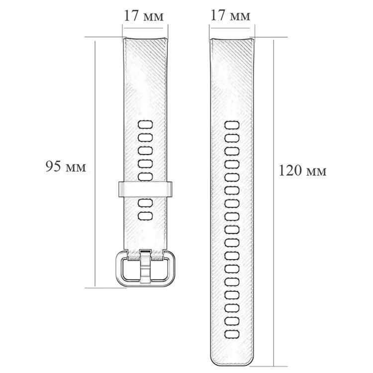 Силиконовый ремешок Primo для фитнес-браслета Huawei Honor Band 4/5 Purple (1057647592) - фото 6