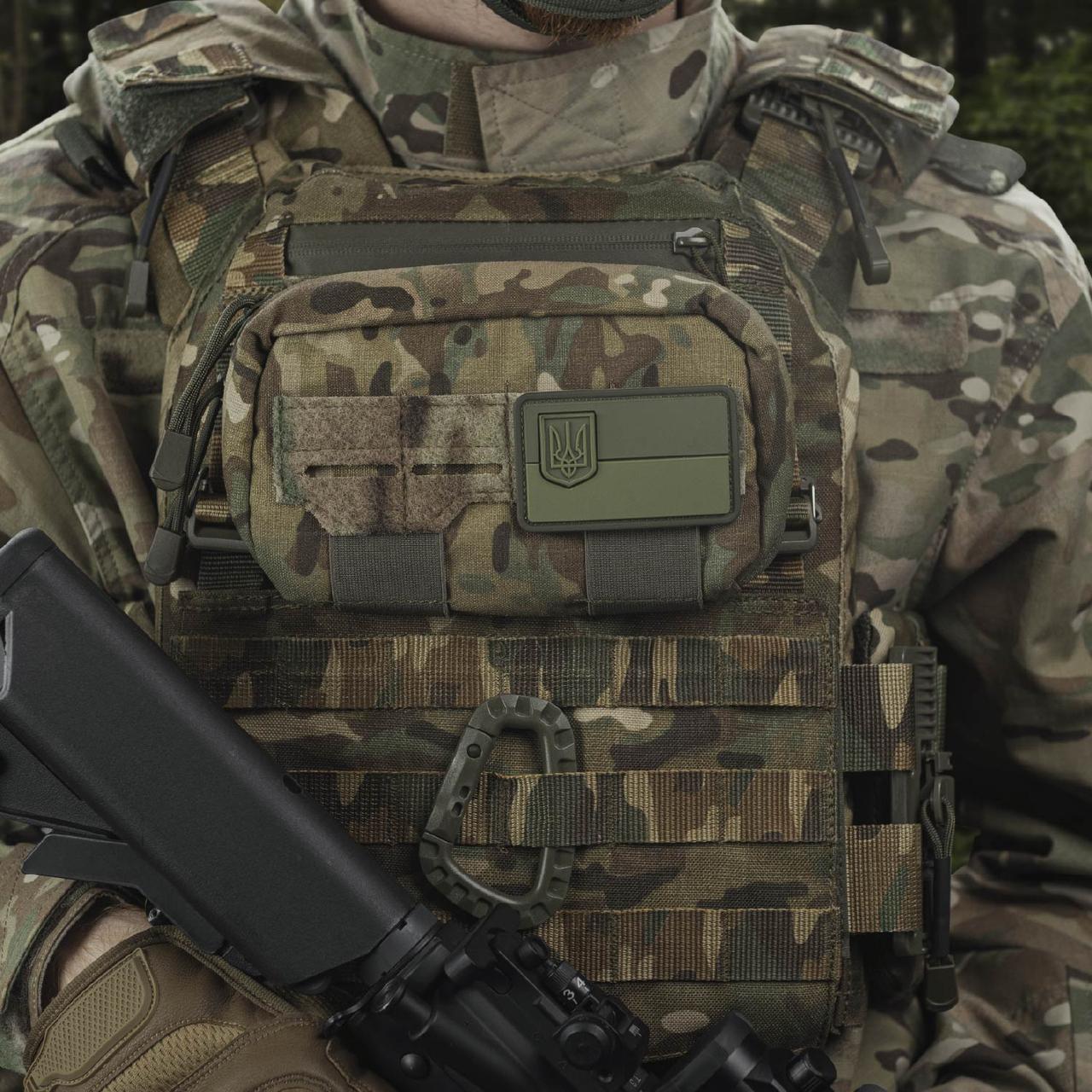 Подсумок нагрудный административный UkrArmor Cordura 500D Мультикам (100150) - фото 5