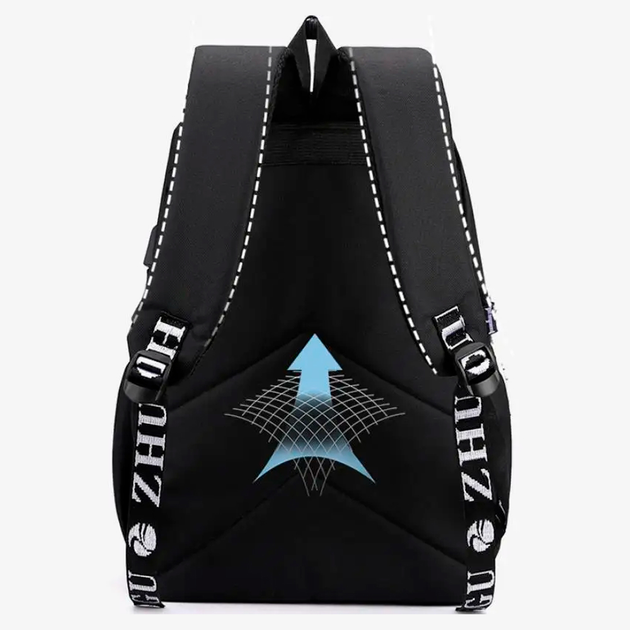 Школьный рюкзак для девочки KUROMI в японском стиле с помпоном и USB-кабелем PINK (2444710993) - фото 6