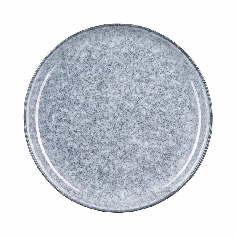 Столовый сервиз посуды Ardesto Loreto 5 предметов на 1 персону темно-серый мраморный фарфор - фото 8