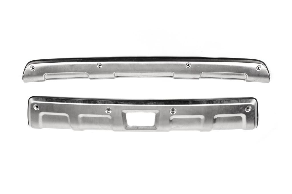 Передняя и задняя накладки Libao для Subaru XV 2011-2017 гг. нержавеющая сталь