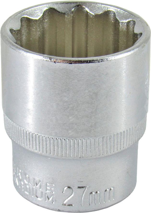 Головка торцева низька дванадцятигранна Intertool 1/2 27 мм (ET-0227)