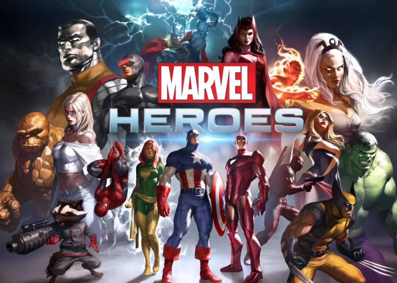 Картина постер Gee! Marvel heroes Герои Марвел вселенная 60х40 см MH.09.053