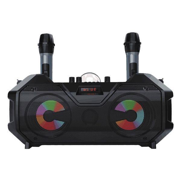 Колонка-бумбокс портативная XPRO ZQS4240 30 Вт USB/SD/FM радио/Bluetooth/2 микрофона/ДУ (MER-15649)