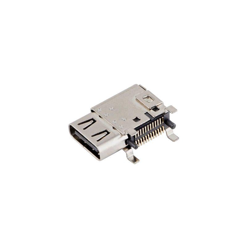 Гнездо USB Type-C угловое 24pin (A448046) Гнездо USB Type-C угловое 24pin (A448046)