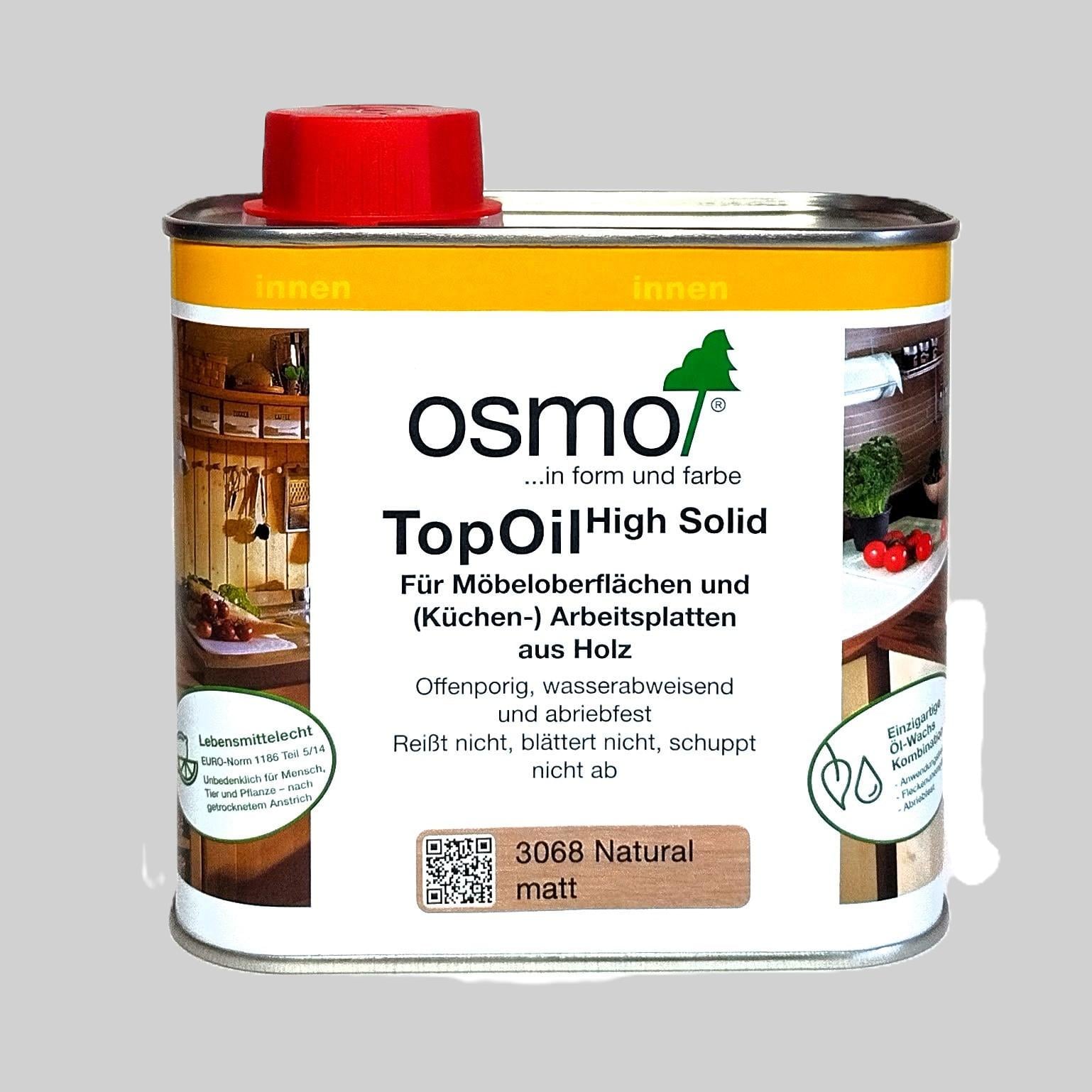 Масло с твердым воском Osmo TopOil для деревянных столешниц и мебели 0,5 л 3068 Натур матовый (3068) Масло с твердым воском Osmo TopOil для деревянных столешниц и мебели 0,5 л 3068 Натур матовый (3068)